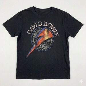 David Bowie black and red t-shirt